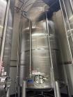 Used Watson Metal Masters 10,000-Gallon Insulated Stainless Steel Mixing Tank with Agitator | Beverage Syrup Blending