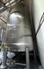 Used Watson Metal Masters 10,000-Gallon Insulated Stainless Steel Mixing Tank with Agitator | Beverage Syrup Blending