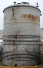Used Wolfe Mechanical and Equipment Tank, 14,000 gallon, 304L stainless steel, vertical. Approximately 144