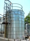 Used Wolfe Mechanical and Equipment Tank, 7,660 Gallon, 304L Stainless Steel, Vertical. Approximate 120