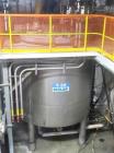 Used- 7500 Gallon 316L Stainless Steel Jacketed Mix Tank