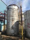 Used-Approximately 10,000 Gallon Vertical T304L Stainless Steel Tank