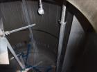 Used Zero Manufacturing Mixing Tank, Model ZS, 6,000 Gallon, 316 Stainless Steel, Vertical. Approximate 120