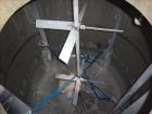 Used Zero Manufacturing Mixing Tank, Model ZS, 6,000 Gallon, 316 Stainless Steel, Vertical. Approximate 120