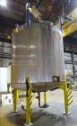 Used Zero Manufacturing Tank, Model ZS, 6,000 Gallon, 316 Stainless Steel, Vertical. Approximate 120