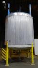 Used- Zero Manufacturing Tank, Model ZS, 6,000 Gallon, 316 Stainless Steel, Vertical. Approximate 120