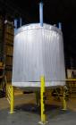 Used- Zero Manufacturing Tank, Model ZS, 6,000 Gallon, 316 Stainless Steel, Vertical. Approximate 120