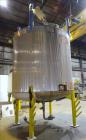 Used- Zero Manufacturing Tank, Model ZS, 6,000 Gallon, 316 Stainless Steel, Vertical. Approximate 120