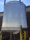 Used Zero Manufacturing Tank, Model ZS, 6,000 Gallon, 316 Stainless Steel, Vertical. Approximate 120
