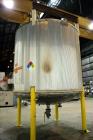 Used Zero Manufacturing Mixing Tank, 6,000 Gallon, 316 Stainless Steel, Vertical. Approximately 120