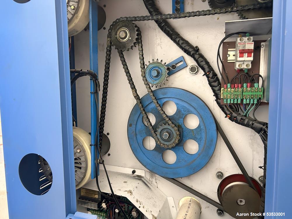 Used Multi-Function Automatic Fabric Slitting Machine | 60cm Width | 3 Blades | Auto Tension Control