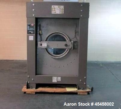 Used-Milnor washer-extractor, model 42032 X7J, 170 lb capacity, 24"opening,  42" diameter x 32" deep chamber, 25.7 cu ft cyl...