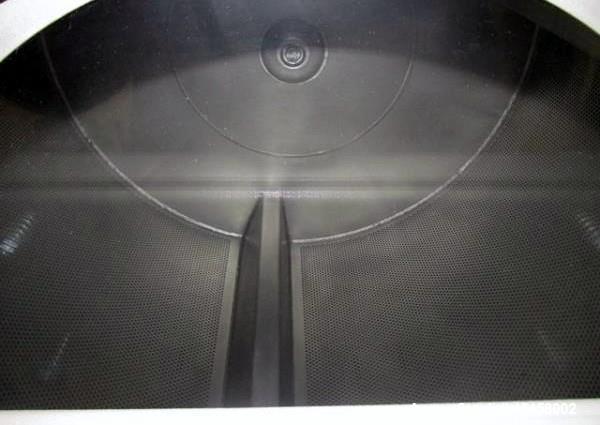 Used Milnor washer-extractor, model 42032 X7J, 170 lb capacity, 24"opening,  42" diameter x 32" deep chamber, 25.7 cu ft cylinder volume, rated for 709 maximum RPM (during extraction), 15 hp motor, 4...