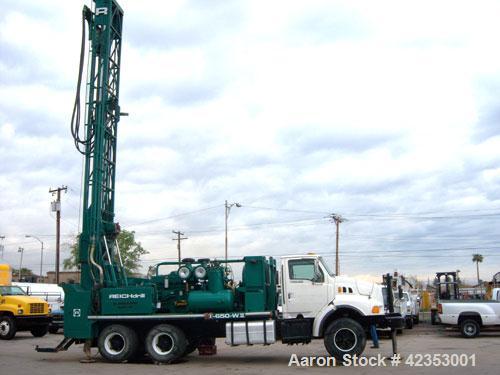 Used-Reich Drill Blasthole Drill Rig, 1998 low hour use water well, model T650 WII with only 9000 hours on this unit. It's m...