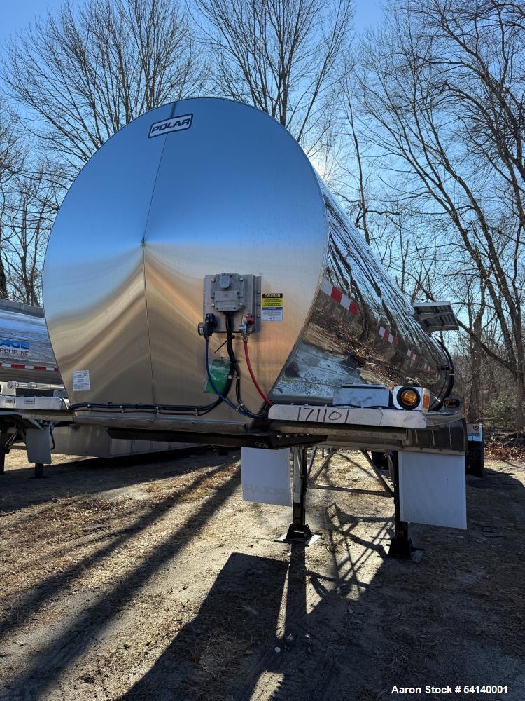 Unused Polar Stainless Steel Horizontal Trailerized Tank – Model SRJ9 5000-1