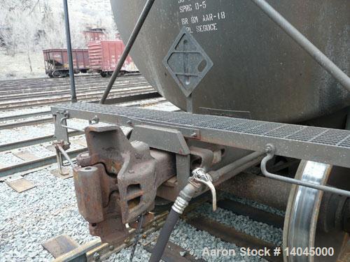 Used Trinity Tank Car, 17,574 Gallon Carbon Steel Lined Railcar. DOT Classification #111A100W3. Insulation is 4" fiberglass. Tank measurements: 43'1" long, 10'8" extreme width, 15'1" extreme height. ...