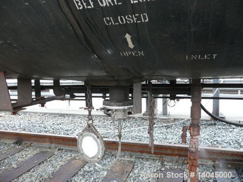 Used Trinity Tank Car, 17,574 Gallon Carbon Steel Lined Railcar. DOT Classification #111A100W3. Insulation is 4" fiberglass. Tank measurements: 43'1" long, 10'8" extreme width, 15'1" extreme height. ...