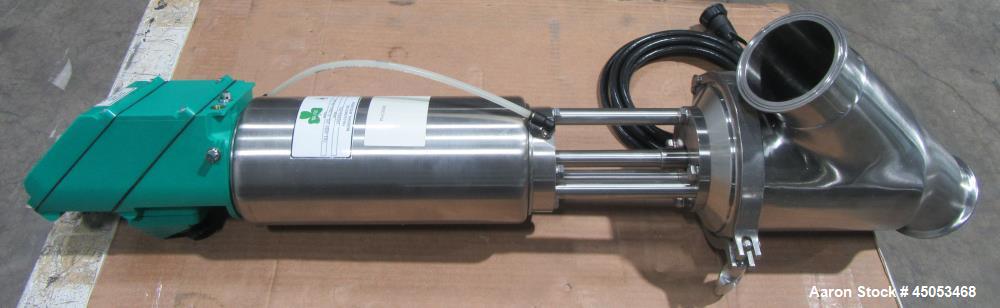 Unused Alfa Laval Tri-Clover 3" 316L Stainless Y Body Shut-Off Valves