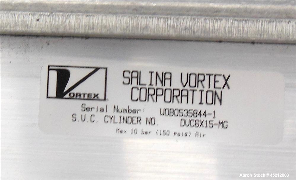 Unused- Salina Vortex Quantum Series Pneumatic Orifice Gate Valve, Model GRA14-H
