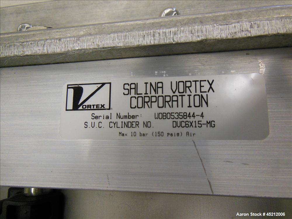 Unused- Salina Vortex Quantum Series Pneumatic Orifice Gate Valve, Model GRA14-H