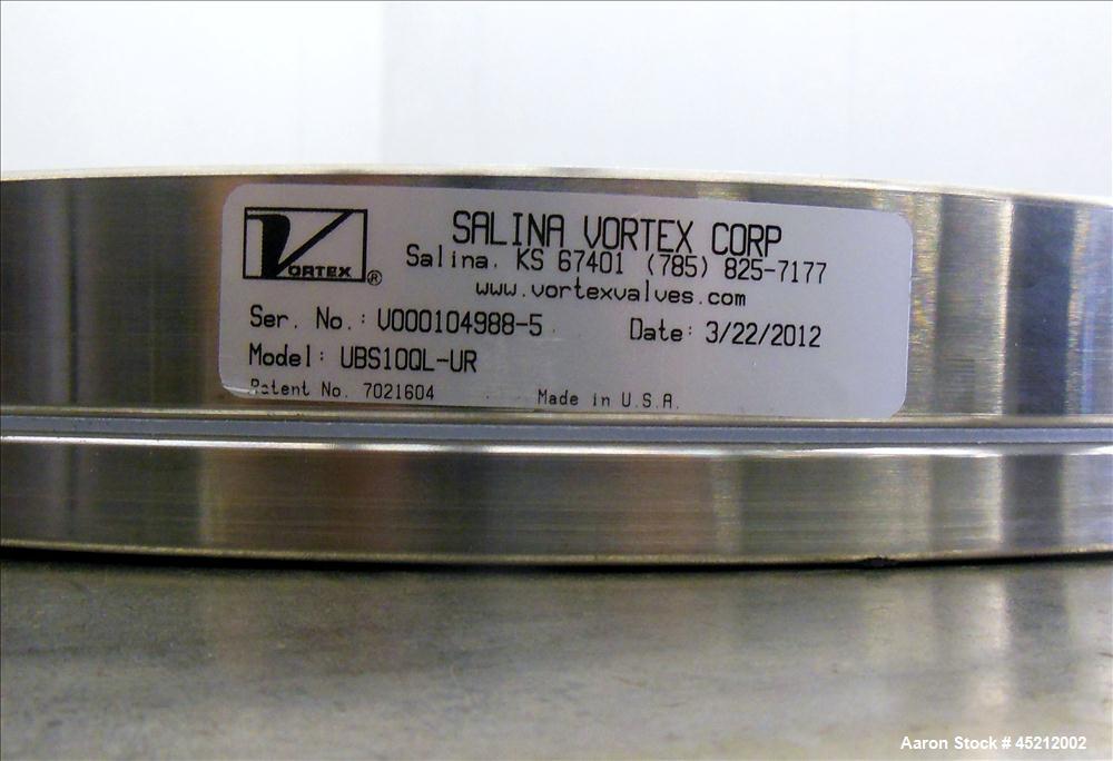 Unused- Salina Vortex Quick Lock Iris Valve, Model UBS10QL-UR