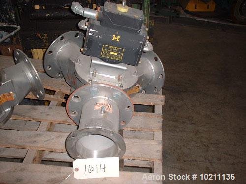 Used-Young Diverter Valve, Size 5, Model VT.Includes Keystone pneumatic actuators.