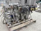 Used Sanitary 3'' Valve Banks, Stainless Steel. (1) Bank with (3) Keystone Morin 316 stainless steel actuators, and (8) Tuchenhagen valves, (1) Bank with (4) GEA type DE-OD3''-SZ valves, and (2) GEA ...