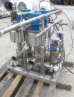 Used Sanitary 3'' Valve Banks, Stainless Steel. (1) Bank with (3) Keystone Morin 316 stainless steel actuators, and (8) Tuchenhagen valves, (1) Bank with (4) GEA type DE-OD3''-SZ valves, and (2) GEA ...