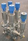Used Stainless Steel Sanitary Valve Bank