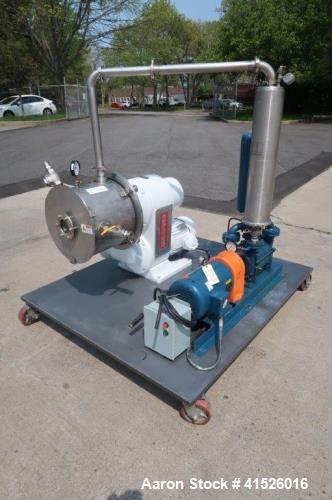 Used- Cornell Machine Company Model D-16 Stainless Steel Versator. Suitable for de-aerating and defoaming products, machine ...