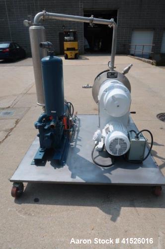 Used- Cornell Machine Company Model D-16 Stainless Steel Versator. Suitable for de-aerating and defoaming products, machine ...