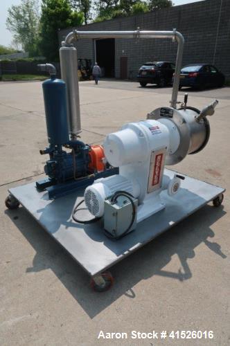 Used- Cornell Machine Company Model D-16 Stainless Steel Versator. Suitable for de-aerating and defoaming products, machine ...