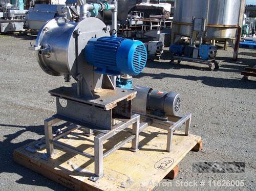 Used- Cornell Versator D16. Complete with Sihi vacuum pump model LPHB-3404-BN001012, all stainless steel product contact. Th...