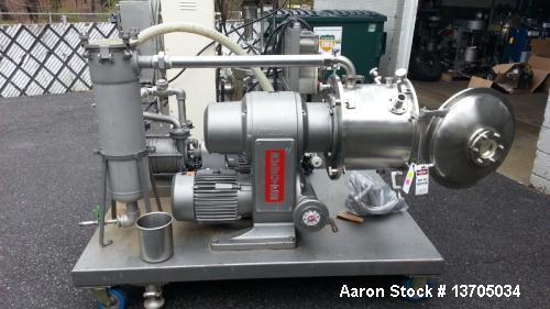 Used- Cornell Versator, Model #D-16, 316 Sanitary Stainless Steel