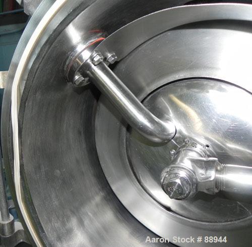 Used- Cornell Versator, Model D-16, 316 Stainless Steel. 16" Diameter disc, rated 1200-4000 rpm, 1-20 gallons per minute. Cl...
