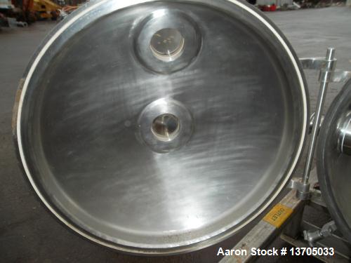 Used Cornell Model #D-26 Versator. Type 316 Polished Sanitary Stainless Steel. Sanitary Connections, Quick opening hinged style door, driven by 25 Hp., 3/60/ 460 volt, 3560 RPM Motor, mounted on stai...