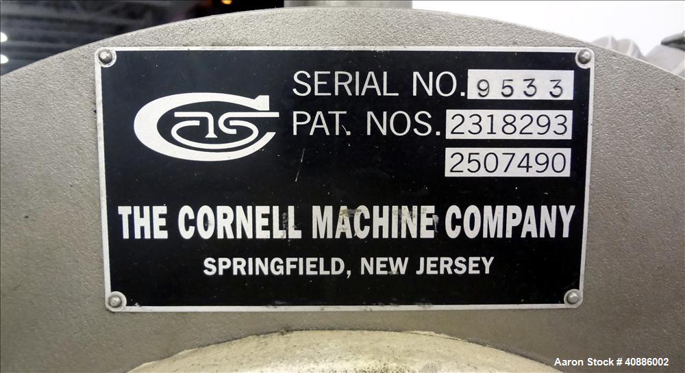 Used Stainless Steel Cornell Versator, Model D16