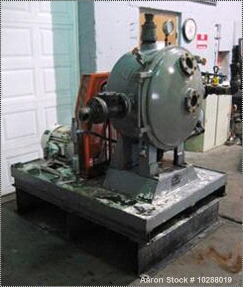 Used Cornell Versator Model D26 SN-9187, stainless steel with vacuum pump. Stainless steel contact parts. Front hinged cover with sight glass.25 hp XP tagged motor, V-belt driven with belt guard, 230...