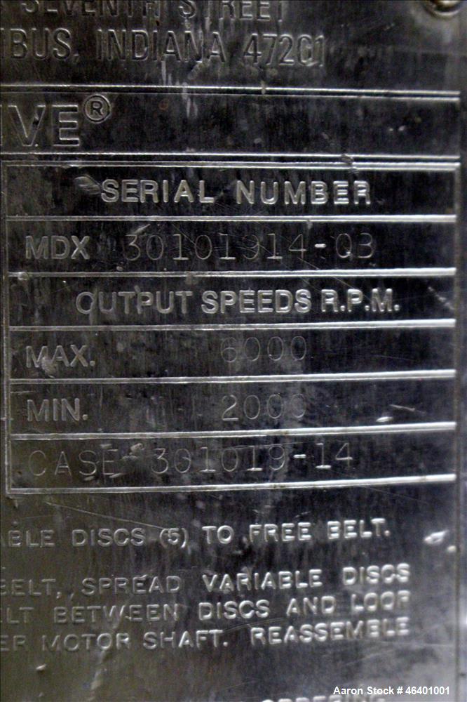 Used- Cornell Machine Versator, Model D-8