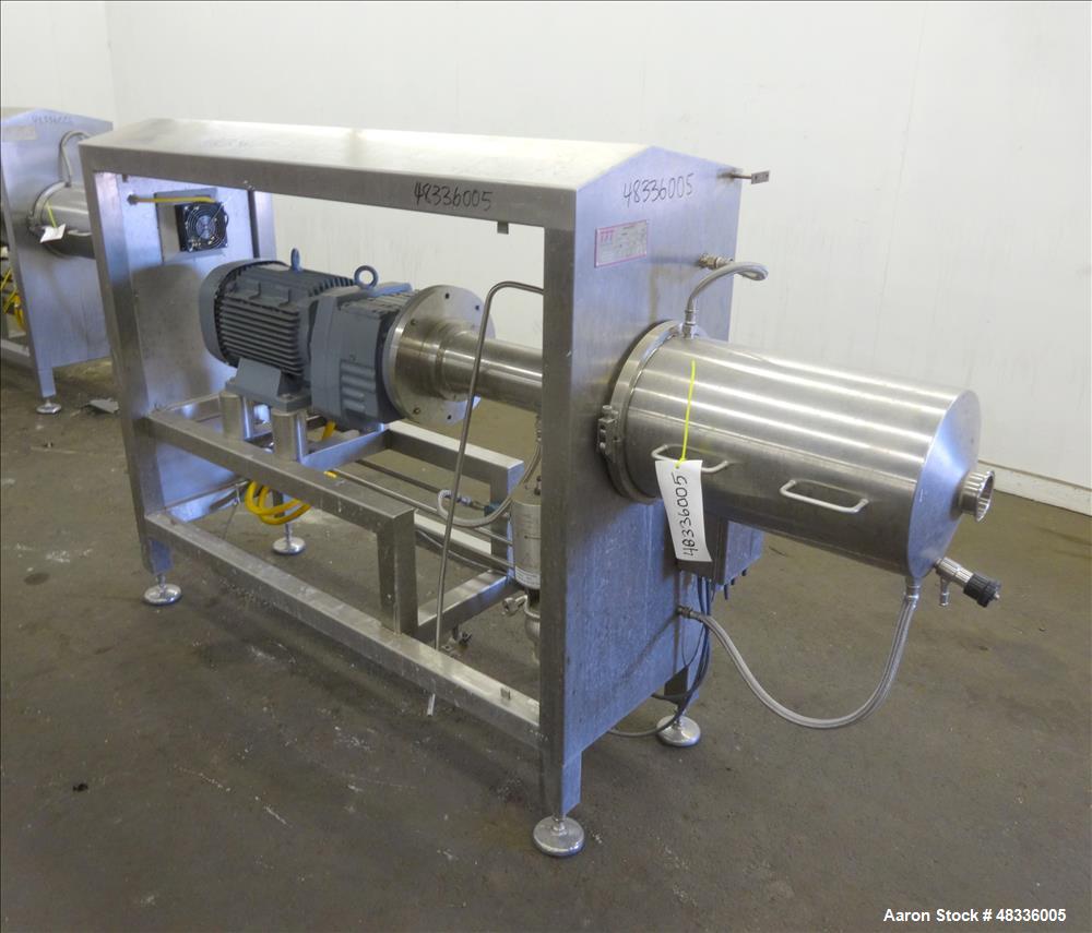 Used Tanis Food Tech Rotoplus Continuous Aerator, Model RP3000, 316 S