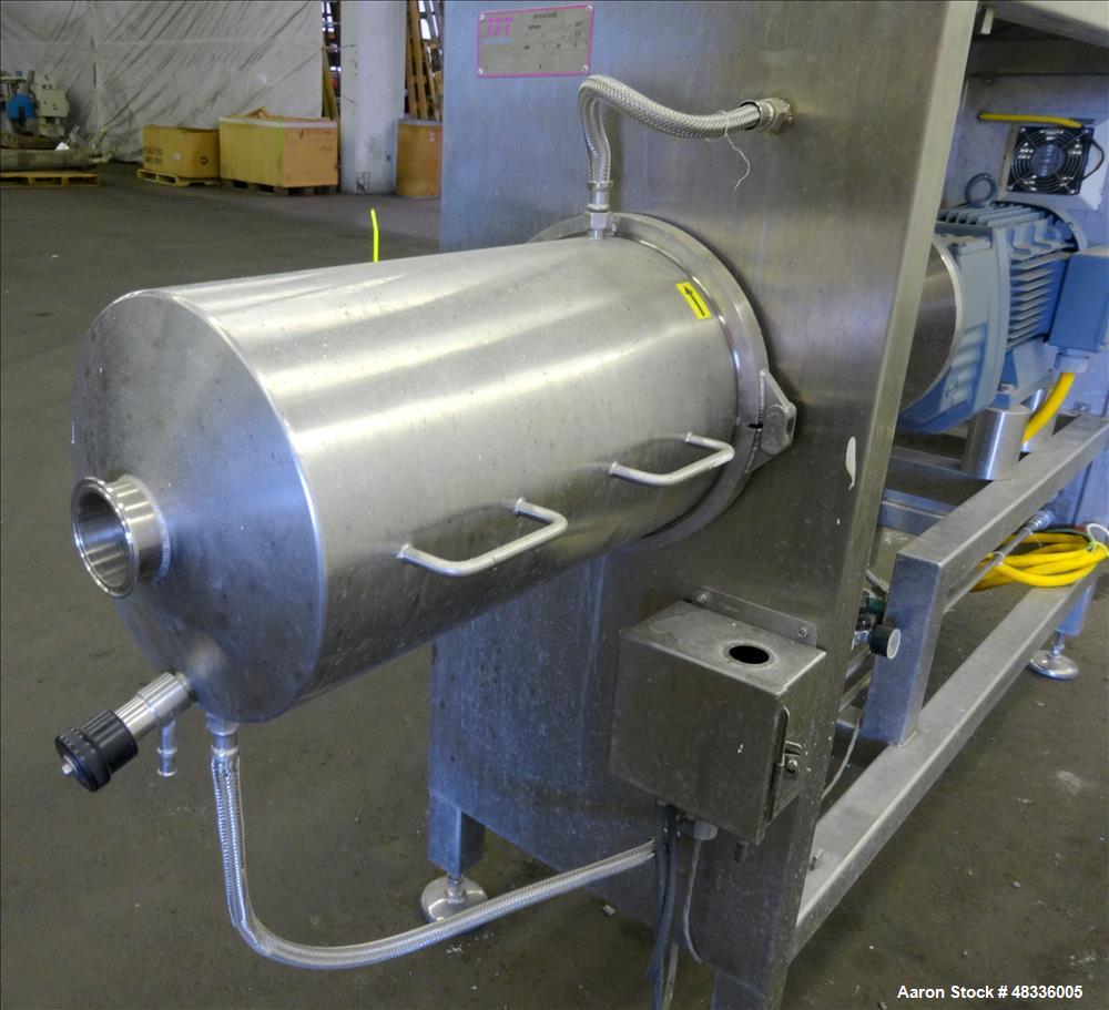 Used Tanis Food Tech Rotoplus Continuous Aerator, Model RP3000, 316 S