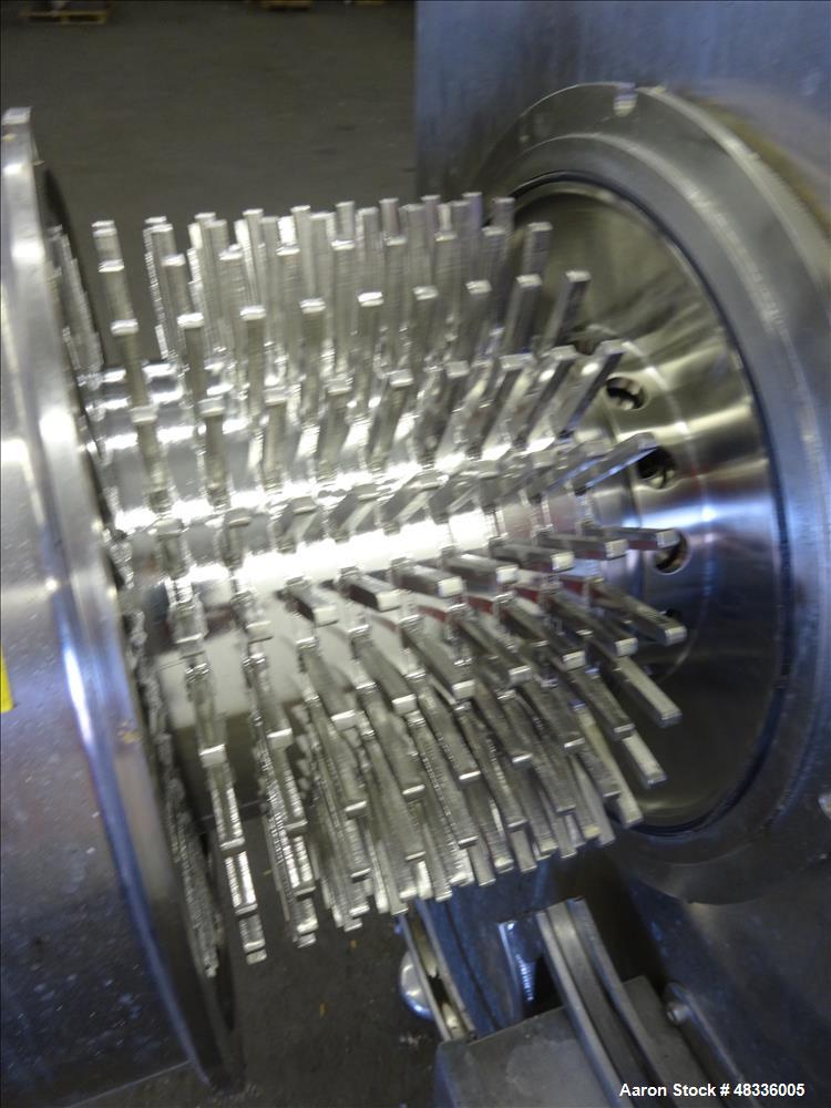 Used Tanis Food Tech Rotoplus Continuous Aerator, Model RP3000, 316 S