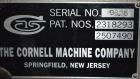 Used- Cornell Versator, Model D-16, Stainless Steel. 
