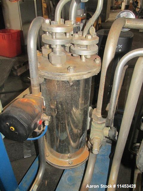 Used-One (1) used Finn Aqua pure steam generator, model 1500-S-1, single still with pump, shop order# 607002, serial# 38834,...