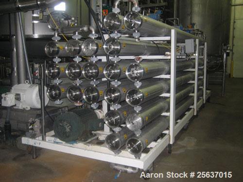 Used- Reverse Osmosis System.  Rated 500 to 800 GPM  Skid mounted. 