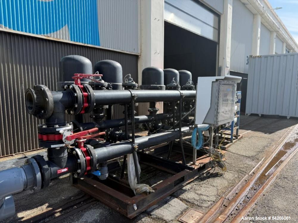 Used Amiad/Arkal 4" Spin Klin Galaxy Water Filtration System | Dual-Skid Disc Filter | 70 & 20 Micron | Built 2023