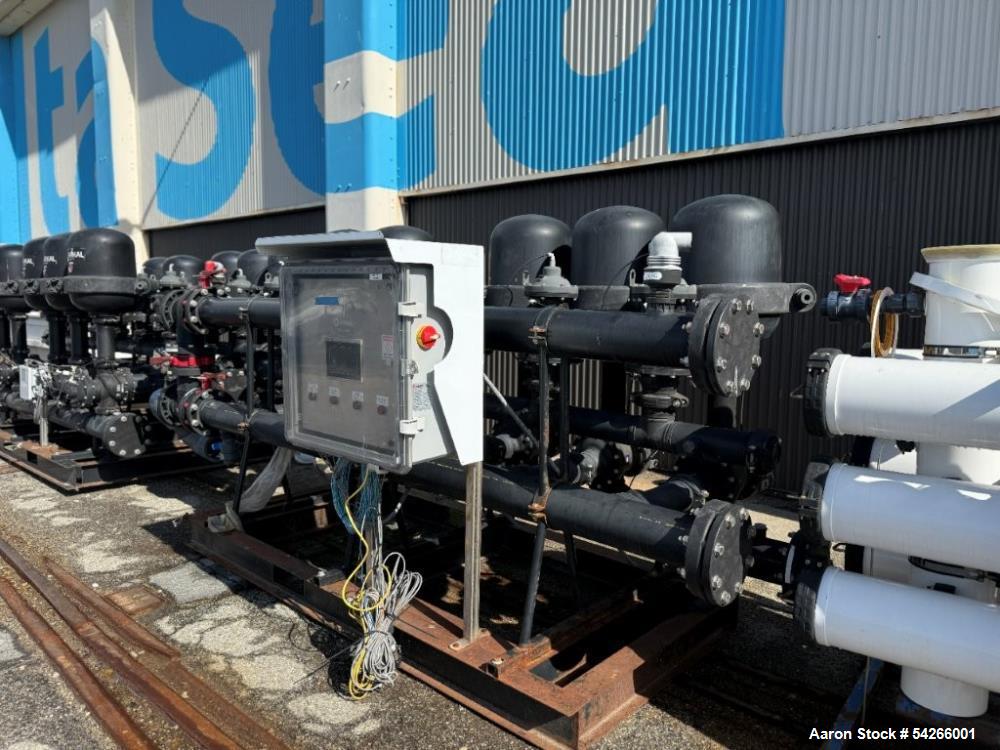 Used Amiad/Arkal 4" Spin Klin Galaxy Water Filtration System | Dual-Skid Disc Filter | 70 & 20 Micron | Built 2023