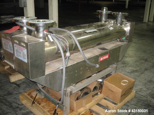 Used Aquafine UV filter system, model UV-3UV2