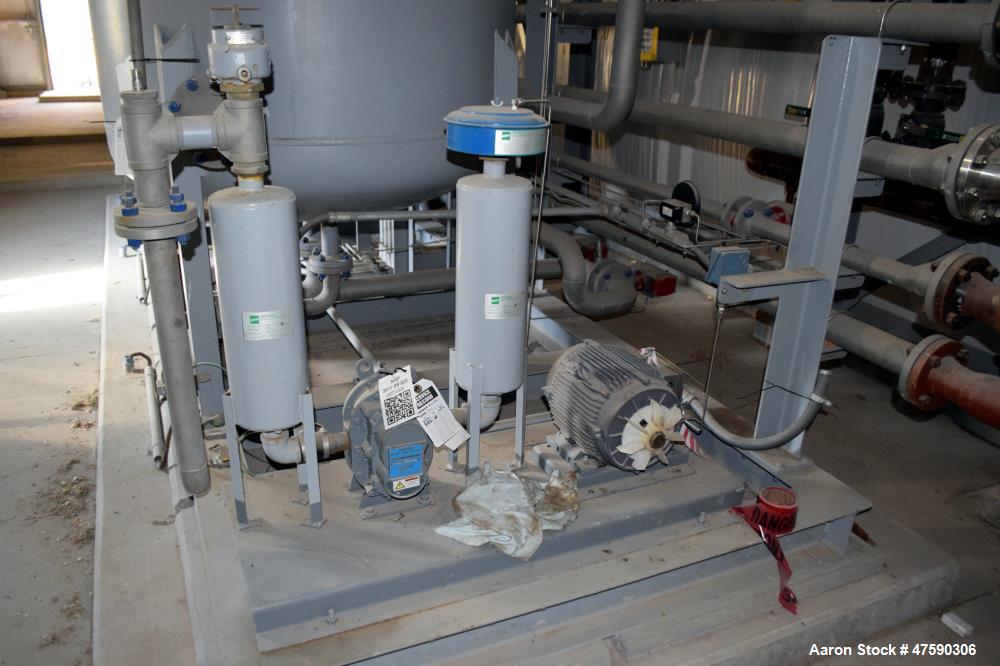 Unused- Reetex Multimedia Filter System Consisting Of: (3) Filter vessels, 304 stainless steel. Each 54" Diameter x 72" straight side, dished top and bottom. Internal rated 75 psi at -20 to 100 degre...