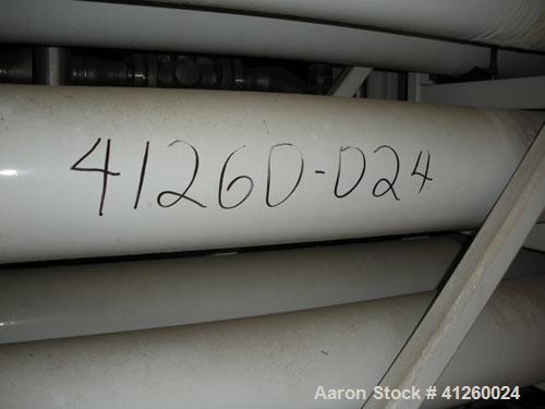 Used Zenon Environmental Inc Reverse Osmosis System. 250 psi operating pressure at 35 deg C, perm rate 240 USGPM, 11 tubes are 9" diameter and 12'6" in length, 120V, 15A, 1 phase, 60 Hz. System has 1...